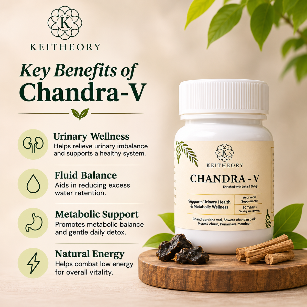 Chandra-V: Urinary Health & Metabolic Wellness Support